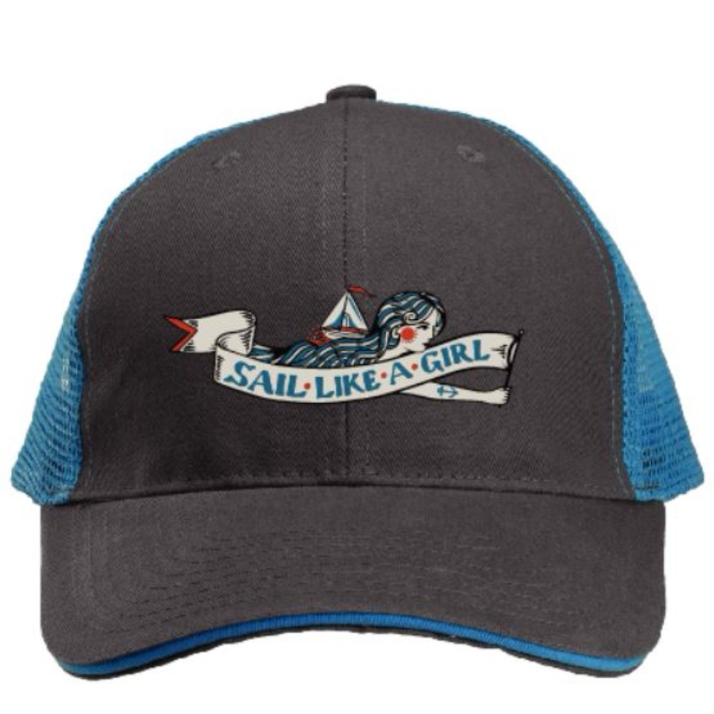 Sail Like a Girl Trucker Hat